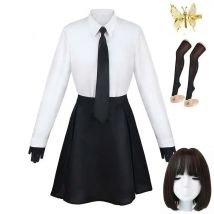 Akiko Yosano Cosplay Kostüm Akiko Yosano Outfits für Comic Con Akiko Yosano Full Set Kleid Kopf bedeckung