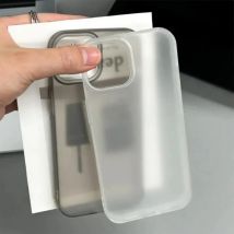 Transparente weiche Silikon-Matte-Telefonhülle für iPhone 17 Pro Max 16 13 11 15 14 12 17 Air 17 Pro Max stoßfeste Funda-Abdeckung Coque