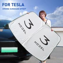 Per Tesla Modello Y 3 2016-2024 Modello 3 higland 2024 Auto Parabrezza Parasole Parasole Visiera Protezione Pieghevole Blocchi UV Raggi