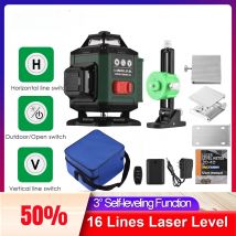 Hochpräzise 4d 3000 Linien Laser Level 3 ° Selbst nivellierung maschine mAh Batterie Nivel lier werkzeug vertikale horizontale Lazer Ebene