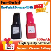 800mAh Lithium Rechargeable Battery for Ontel Swivel Sweeper G1 G2 Vacuum Cleaner Battery Vacuum Parts
