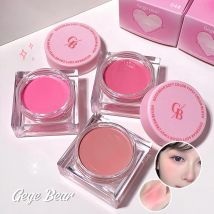 Gegebear Soft Blush Cream Tender und mehrfarbiger, konturierender Lipgloss im koreanischen Stil, Mehrzweck-Rouge-Creme