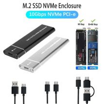 Obudowa USB3.1 M.2 NVME SSD Obudowa mobilna obsługuje protokół NVME do zewnętrznego dysku twardego typu C Solid Metal Obudowa laptopa Telefon SSD