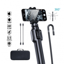 360 Grad Lenkung Gelenk Industrie Endoskop 8.5MM HD 1080P Autos Inspektion Endoskop Kamera mit 8 LED für IOS Android
