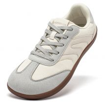 HOBIBEAR Scarpe da ginnastica a punta larga a piedi nudi Scarpe da ginnastica da passeggio con lacci antiscivolo unisex Zero Drop minimalista