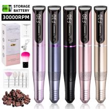30000 U/min tragbare drahtlose Nagel bohrer Stift Polieren Gravur Stift wiederauf ladbare Maschine Bohrer tragbare Maniküre Bohrer Salon Werkzeug
