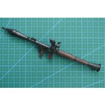 1/6 RPG Anti Tank Rocket Launchers Gun Model Coated Plastic Military Model Accessories For 12" Action Figure Display Collection