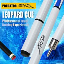 Snow Leopard Pool Cue Predator Series Giunto rapido a 3 denti Punta arcobaleno da 13 mm Trasferimento di potenza stabile anti-deformazione