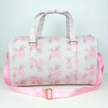 Mode Rosa Schleife Nylon Duffle Taschen Große Kapazität Weekender Übernachtung Gepäck Reisetasche Fitness Schwimmen Yoga Hangdbag Frauen