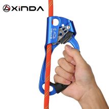 XINDA Outdoor Sports Klettern Ascend Rechts Links Hand Erfassen 8mm-13mm Seil Ascender Gerät Bergsteiger Riser Werkzeug Kits