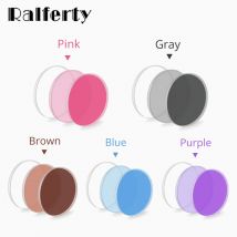 Ralferty Farbige photochrome Sonnenbrillinse Chamäleon Myopie Hyperopie Optische Korrekturgläser Medizinisches Rezept 1,67 Dioptrien