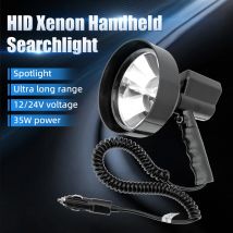 35w starker heller Suchscheinwerfer 5 Zoll versteckte Xenon lampe Handheld Remote Spotlight Outdoor tragbare Jagd Taschenlampe Abenteuer 12v