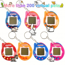 1PC Trasparente Elettronico Animali Domestici Tamagotchi Nostalgico 168 Animali Domestici In Uno Virtuale Cyber Digitale Nostalgico Giocattoli Divertenti Pixel Gioco Divertente