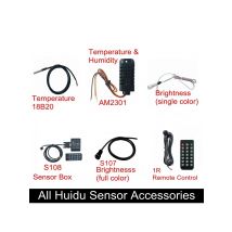 Huidu Sensors Temperature 18B20 and Temp-Humidity AM2301 Single Brightness