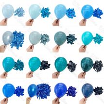 10/20/30 pezzi palloncini compleanno blu 5/10/12/18 pollici metallo blu navy baby blue palloncino in lattice per baby shower compleanno decorazione di nozze