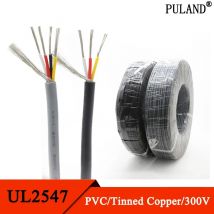 1 ~ 20 m UL2547 Signalabgeschirmtes Kabel 30 28 26 24 22 20 18 AWG 2 3 4 5 6 7 8 Kerne PVC-isolierter Verstärker Audio verzinnter Kupferdraht
