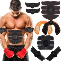 Wireless EMS Muskelstimulator ABS Bauchmuskeltrainer Toner Körper Fitness Hüfttrainer Shaping Patch Sliming Trainer Unisex