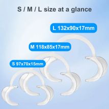 3 stücke Dental C-form Wange Retractor Lip Mund Opener Intraorale Zahnarzt Kieferorthopädische Werkzeug Für Zahn Bleaching Transparent