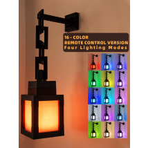 Pixel Style Night Light Portable Lantern Tabletop Ornament 16 Colors Lantern DIY Interior Decoration Festival Atmosphere Light
