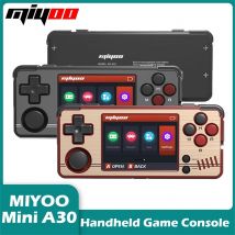 MIYOO A30 Console di gioco classica portatile Schermo IPS Sistema Linux Batteria da 2600 mAh Emulatore retrò portatile Lettore video Regali per bambini