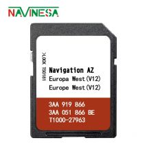 8GB RNS315 WEST para VW Tiguan 2007-2011 mapa de Nav AZ V12 versión SD navegación versión europea tarjeta