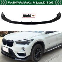 Paraurti anteriore Splitter Spoiler Lip Stile AC Per BMW F48 F49 X1 M Sport 2016-2021