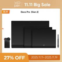 XPPen Deco Pro (Gen 2) Graphics Tablet World First 16K Pressure Levels X3 Pro Stylus Digital Drawing Tablet for Draw Art Design