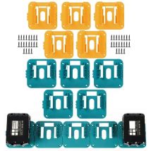 2/5/10Pcs Batterie Halter Stehen Halterung Für Makita Für Dewalt Für Milwaukee 18V Li-Ion Batterie wand Halterung Batterie Dock Lagerung Rack