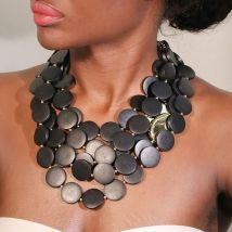 Übertriebene Statement-Perlen-Halskette, handgefertigt, für Damen und Mädchen, trendiger Hochzeitsschmuck