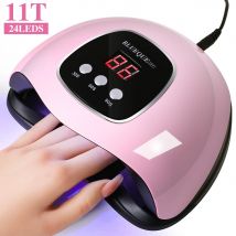 LIMEGIRL Nagel-UV-Trockner, professionelle 24-LED-UV-Maniküre-Lampe, Heimgebrauch, Nagellampe zum Trocknen von Nagellack, mit USB-Kabel