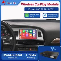 Road Top Wireless Android Auto per Audi Car A6 C6 3G MMI 2010-2011 Interfaccia Carplay Mirror Link Air Play