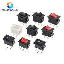 5/10 Uds KCD11 interruptor basculante 10*15mm Mini interruptor de botón ON-OFF/ON-OFF-ON 2 pines/3 pines 3A 250VAC/6A 125VAC 10x15mm