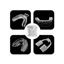 8/10/15/20 pcs Dental Orthodontic Compression Die Machine Diaphragm Vacuum Forming Sheet Thermoforming EVA Material Soft Plastic
