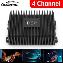 4-kanałowy procesor audio DSP do wzmacniacza samochodowego, regulacja tonów wysokich i niskich, specjalnie do radia Android, poprawa jakości dźwięku, 4-kanałowy subwoofer wysokiej jakości.