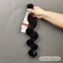 Body Wave Bundles 10-30 Inch Human Hair Extensions 100% Natural Body Wave Human Hair Weave Bundle 50g/Pcs Natural Black 50gram