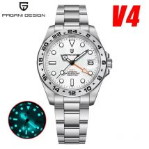 PAGANI DESIGN 2024 New NH34 Men's Automatic Mechanical Watch GMT Sapphire Stainless Steel Waterproof 10Bar BWG-9 reloj hombre
