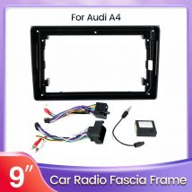 9 Zoll Autoradio Blende Stereo-Player Adapter Rahmen abdeckung Verkleidung für Audi A4 7 S4 RS4 B6 Android Head Unit Canbus Decoder Box