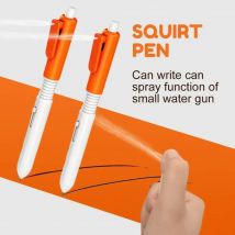 1/3Pcs 2-in-1 prank ballpoint pens water spray pen ballpoint pen with water spray function stress relief fun Stress Relief toys