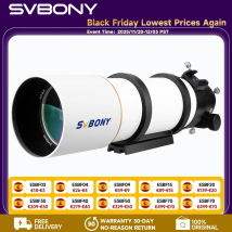 Svbony SV48P Telescopio astronómico OTA de apertura de 90 mm Enfoque de doble velocidad, refractor F5.5 para astrofotografía en cielo profundo