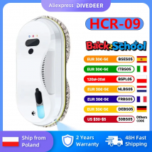 DIVEDEER Limpiador de ventanas para uso doméstico, limpiador de ventanas con un solo spray de agua completamente automático, robot limpiador de ventanas con control remoto