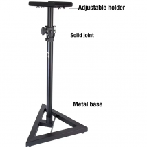 Yinyu 20 kg belastbarer Lautsprecherständer, 0,9–1,35 m Höhe, für Studio-Monitor-Setup