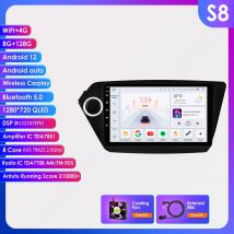 OSSURET Car Radio Android for KIA RIO 3 2011 - 2015 K2 Carplay 2Din Car Multimedia Video Player GPS