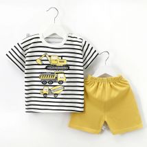 Sommer Kinder Jungen Kleidung Set Cartoon 2Pcs Kinder T-shirt Tops Shorts Kinder Loungewear Anzug Sport Baby Outfit Set