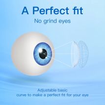 1pair Transparent Hyperopic Lens Farsightedness Contact Lenses Yearly Hyperopia Contact Lenses With Power From +0.50 to +8.00