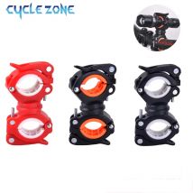Uchwyt na lampę rowerową Wielofunkcyjny, obrotowy o 360 stopni MTB Road Bike Uchwyt na latarkę LED Uchwyt rowerowy Akcesoria