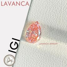 HPHT/CVD Rosa Birnenförmige Brillant-Labordiamanten 0,5-3,0 Karat Fancy Vivid Pink Diamanten IGI-Zertifizierte Synthetische Lose Diamanten