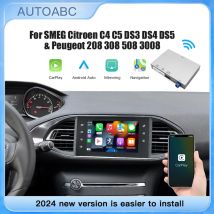 Wireless Carplay Android Auto pour KIT Per Cristaux SMEG Picasso C4 C5 DS4 DS3 DS5 308 508 5008 3008 Accessorio Multimediale