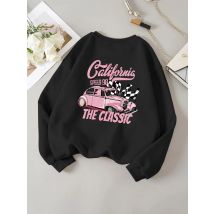 California The Classic Bedruckter Trainingsanzug Damen Basic Fashion All Match Hoodie Grafik Lustige Hoodies Harajuku Original Sweatshirt