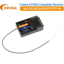 Receptor C4SF Corona-RC para protocolo de modo Futaba FHSS/S-FHSS con salida SBUS 4PM 3PV 7PX T14SG T8J T10J 4PX RC Car