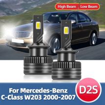 Scheinwerfer D2S Led 30000LM 110 W Super Helle D2 Serie Auto Birne Für Mercedes-Benz C-Klasse W203 2000-2002 2003 2004 2005 2006 2007